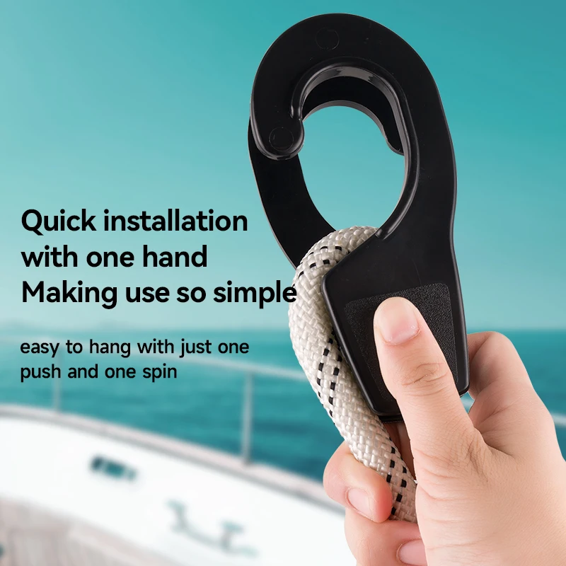The Original Single Handed Boat  Hanger - Made From UV Resistant Plastic