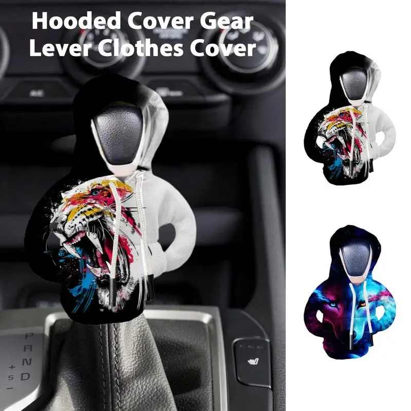 

Universal Hoodie Car Gear Car Shift Lever Cover Change Lever Sweatshirt Gearshift Cover Hoodie Gear Knob Sweater Car Decorations