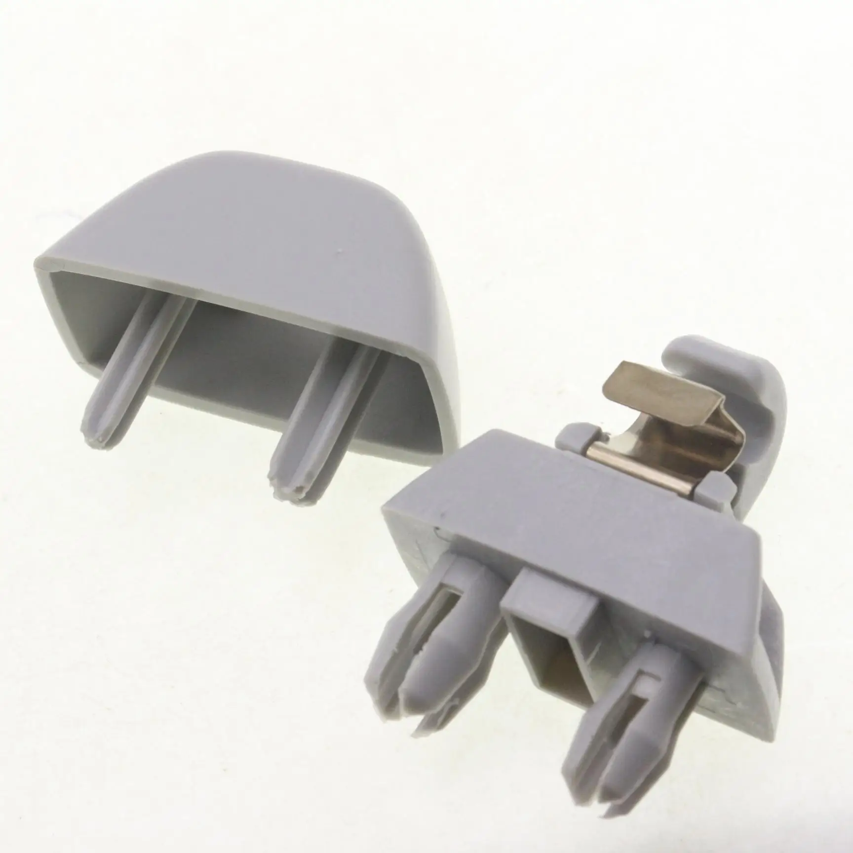 2 Pcs Gray Nylon Sun Visor Clips Bracket Mount Fit For Volkswagen Passat 2012–2019 Roof Interior Clamp –  6R0857561Y20 Fastener