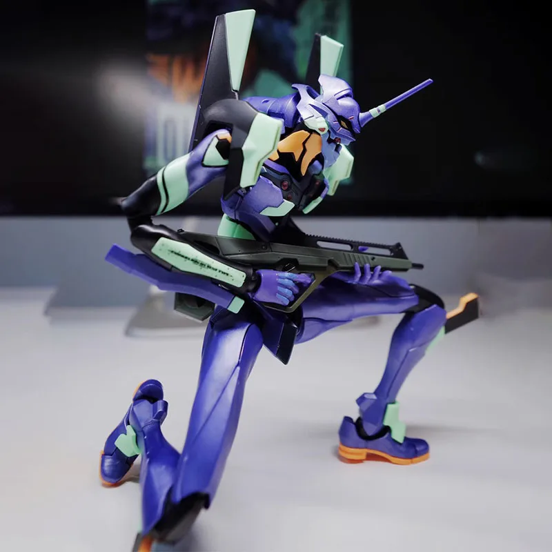 Blokees Evangelion-01 Figura Modello Giocattolo Collezione Regalo 17 cm Assemblaggio Action Figure Decorazione da scrivania Collezione Regali