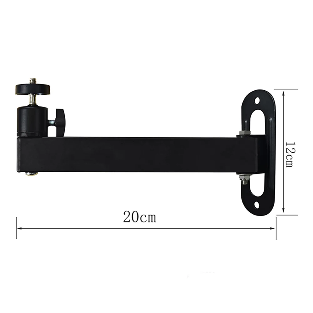 Foldable Projector Wall Mount Bracket 90° Tilt & 360° Rotation Any Setup Devices Holder For Home Bedside Hotel Office Stand