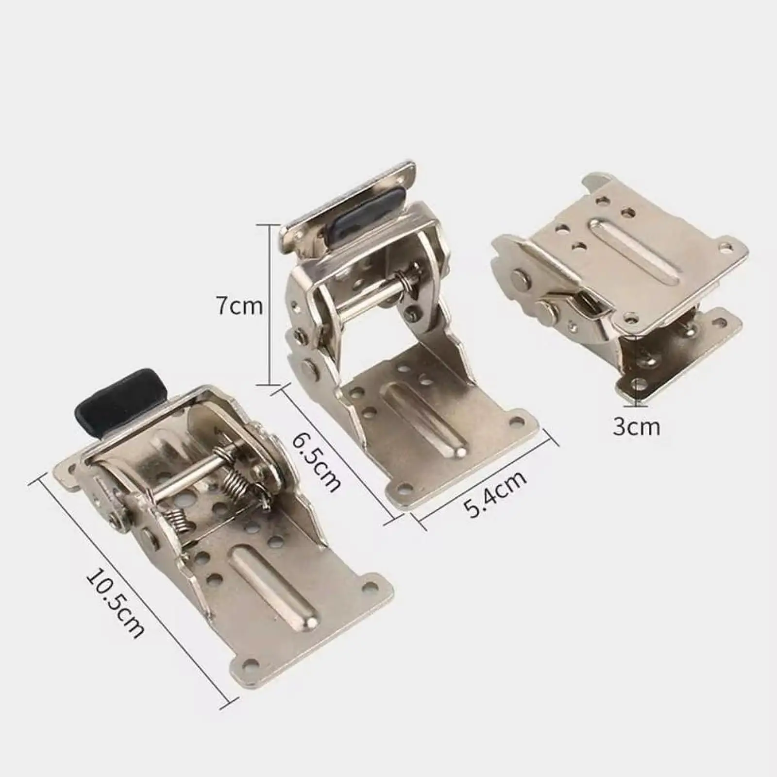 Folding Hinge Heavy Duty Cold Rolled Steel Self Locking Support for Workbench Tables Bed Chair