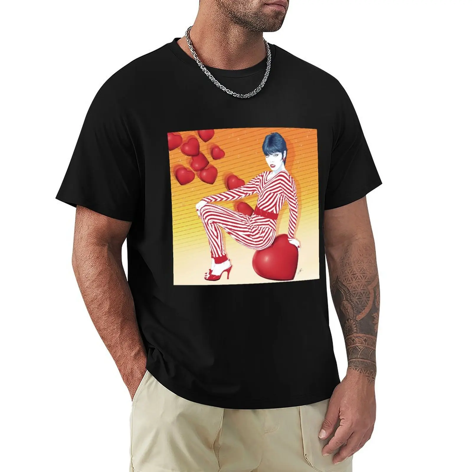 

Pat Benatar T-Shirt Louboutins quick drying summer tops mens vintage t shirts