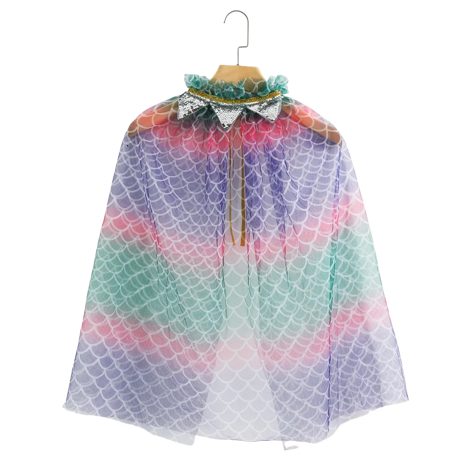 Novelty Girls Cloak Princess Cape Costumes Dress up Pretend Play Christmas Cosplay Party Accessories