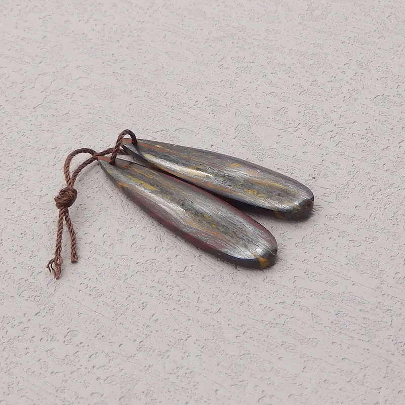 Natural Stone Iron Tiger Eye Earring Beads for Women,Semi-Precious Stones Earring Beads for Jewelry Making