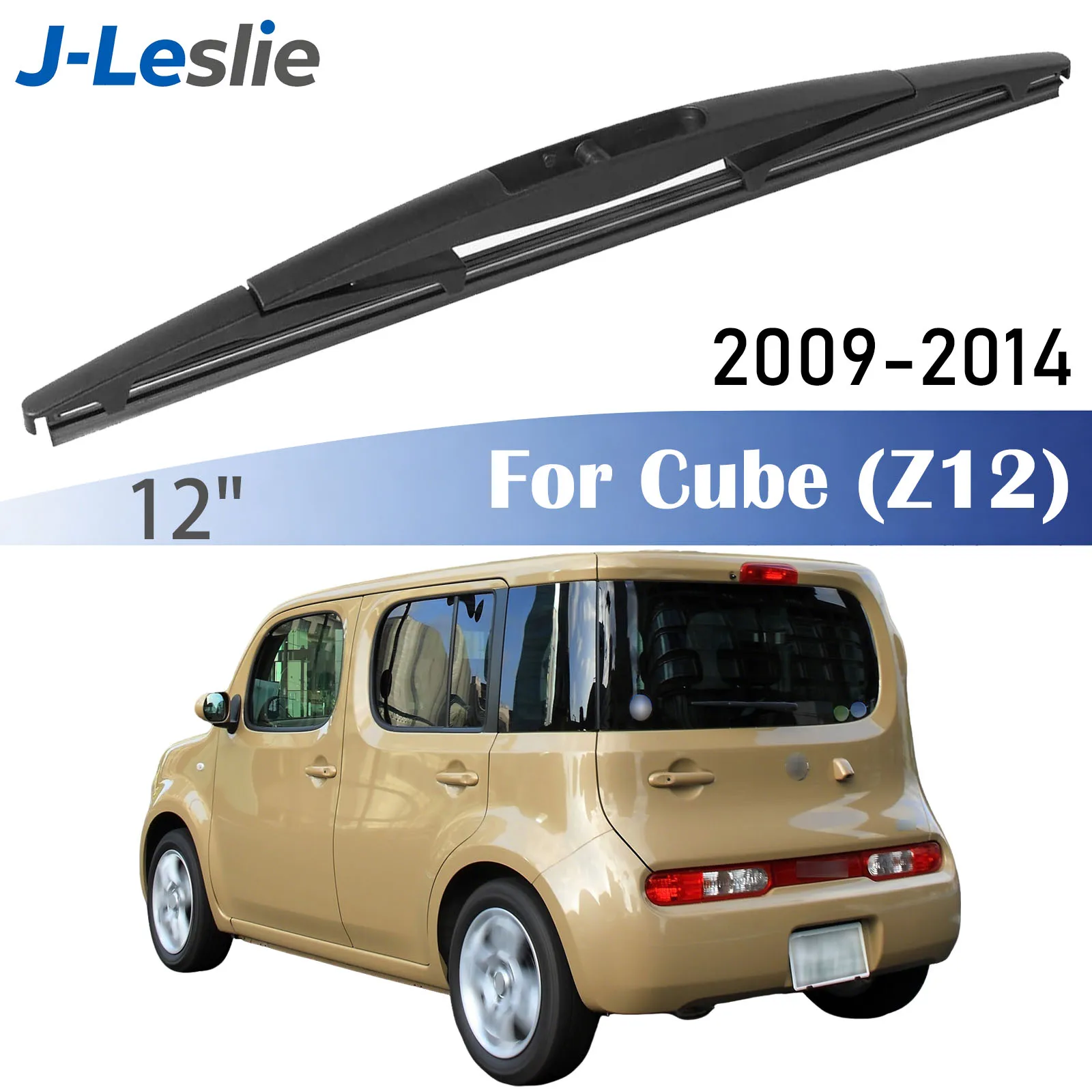 12-Zoll-Heckwischerblatt für Nissan Cube Z12 MK3 Schrägheck 2009-2014 Windschutzscheibenwischer Scheibenwischer Regenbürsten Zubehör scheibenwischer Hinten Heckwischerarm