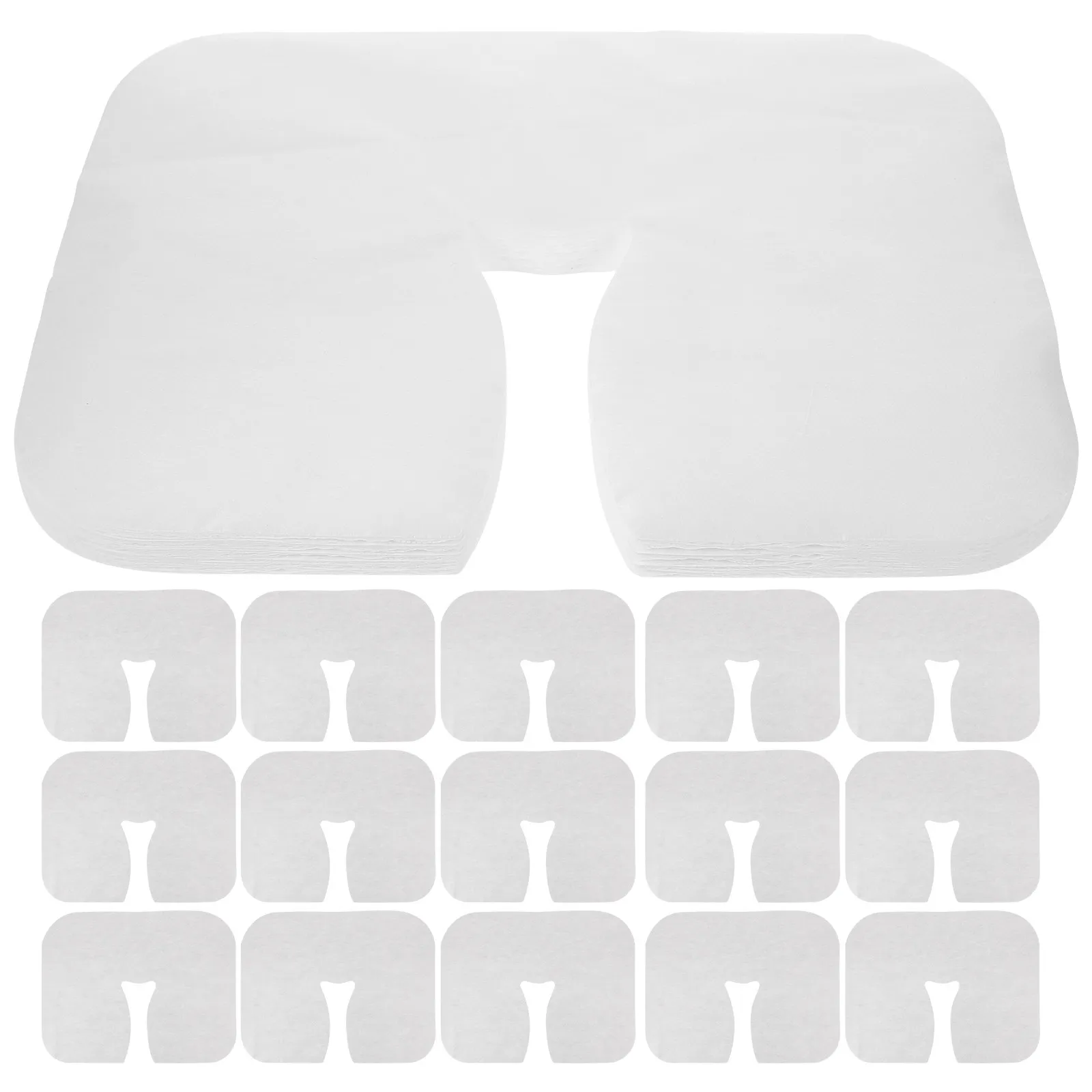 

600 шт. одноразовых нетканых чехлов для подголовников массажных столов, мягкие дышащие простыни для спа-процедур и салонов красоты