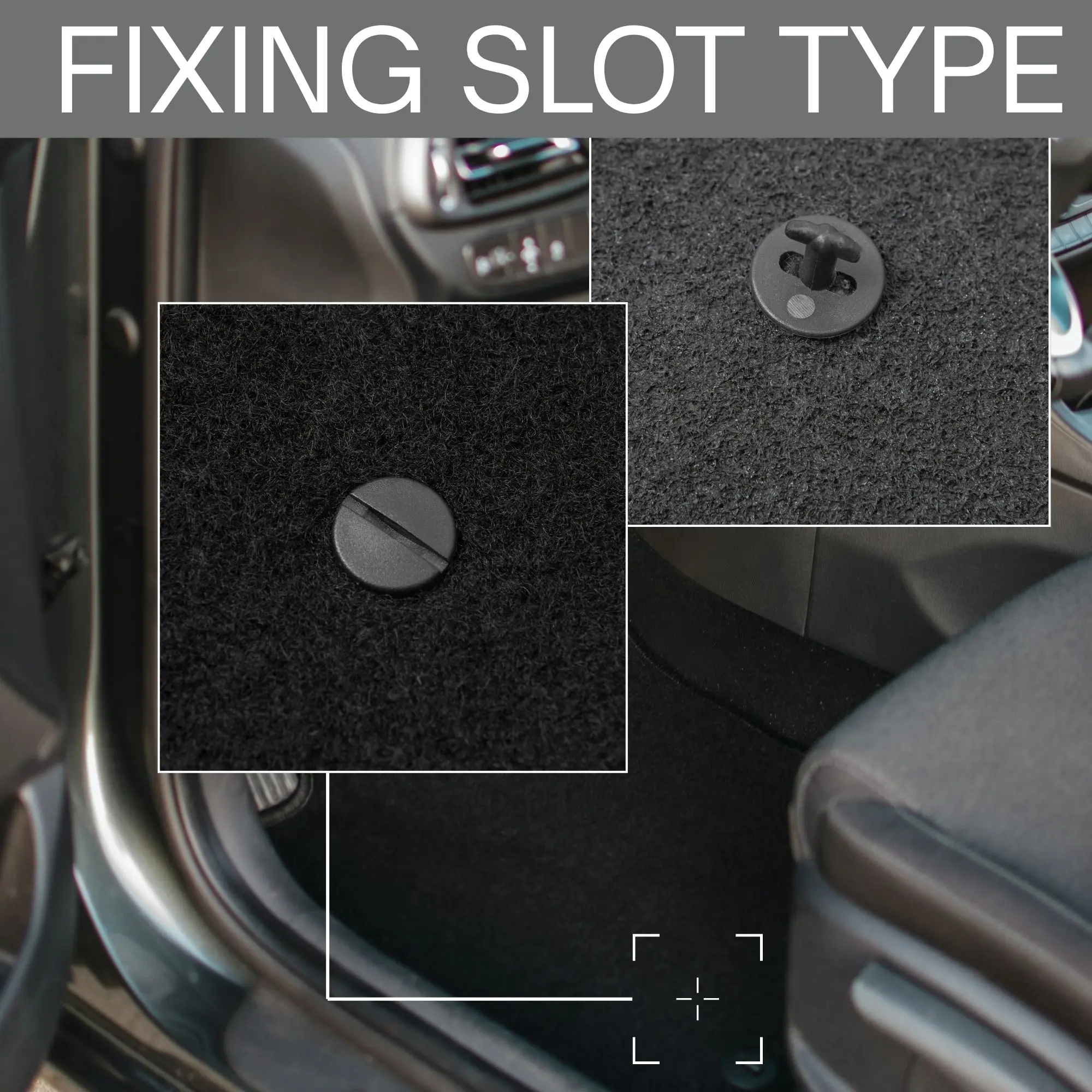 Картина 3: Велюровые передние коврики для BMW 3 E46 Compact Coupe Sedan Station Wagon Touring (1998-2007 гг.) -Черные (2 шт)