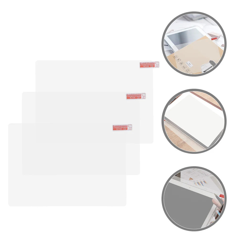 

5Pcs Tempered Glass Screen Protector Clear Screen Guard for Tablet Full Coverage Protective Film Shatterproof Anti-Scratch