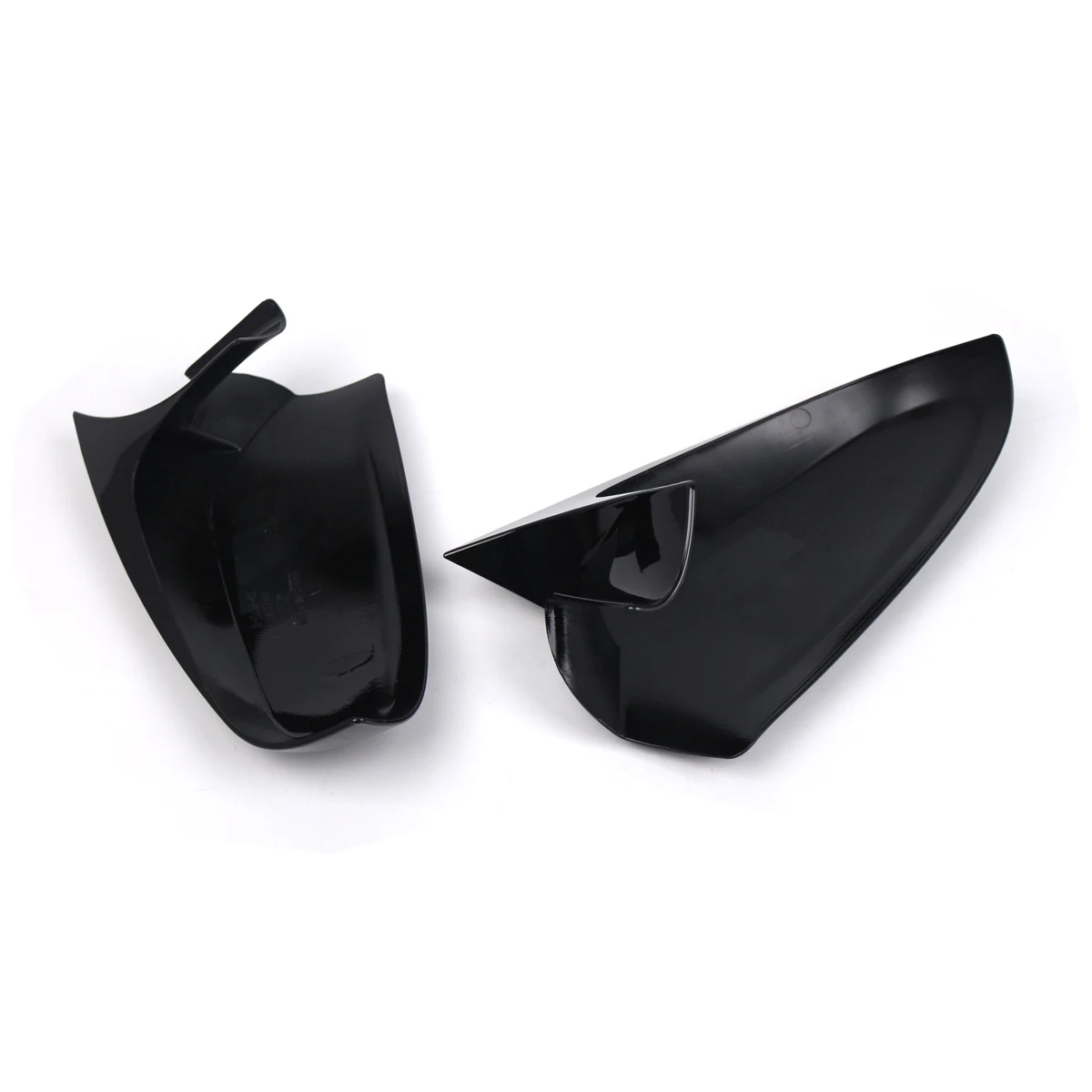 Cubierta de espejo retrovisor lateral para coche, tapas negras brillantes para puerta Vauxhall Opel Astra H MK5, 2004, 2005, 2006, 2007, 2008, 2009,