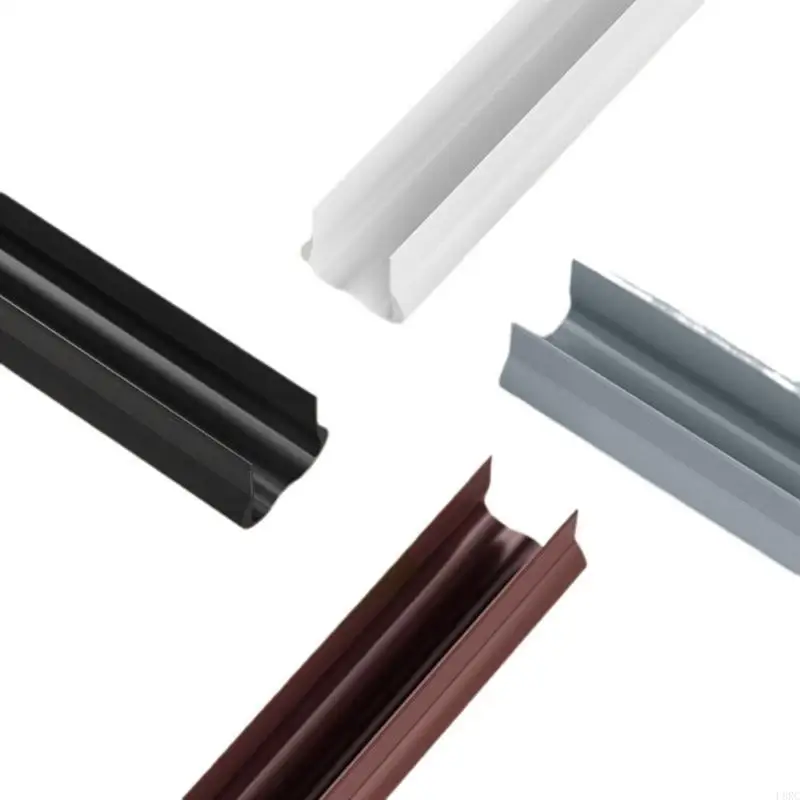 L8RC PVC Door Sweeps Seal Door Gaps Seal Door Soundproofing Strips 1 Roll for Enhances Acoustic Insulation in Homes & Offices