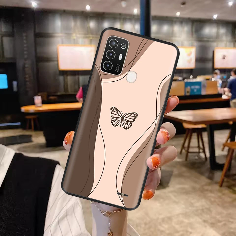 Para ZTE Blade A52 funda de silicona suave bonita funda trasera protectora de teléfono TPU para ZTE Blade A52 A 52 fundas de teléfono 6,52 "Fundas