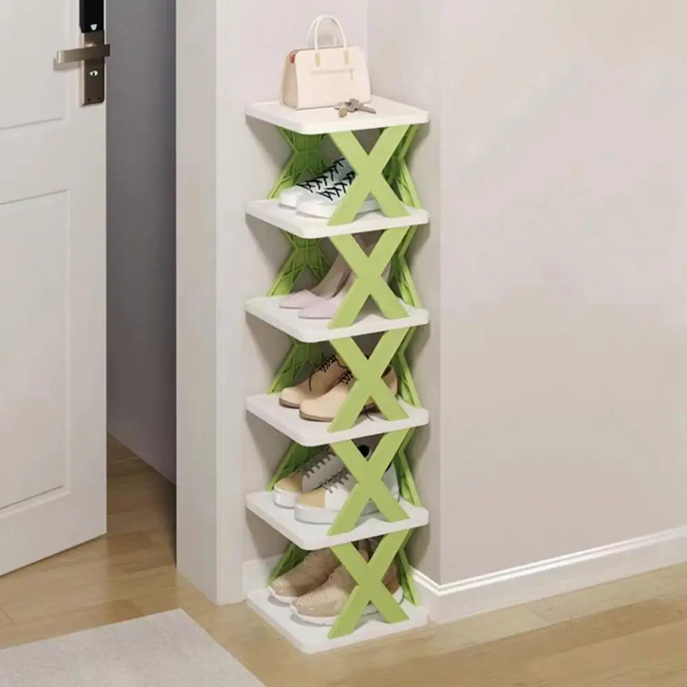 Strong Load-bearing Shoe Rack Vertical Shoes Rack Organizer with Multi-layer Design for Strong Load-bearing Excellent Stability