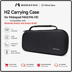 MOBAPAD Storage Bag Carrying Case for Nintendo Switch OLED JoyPad Zipper Housing Shell Protective Cover for Mobapad M6S / M6 HD