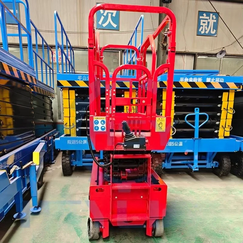 مصنع بيع 6-14 متر 320 كجم الكهربائية ذاتية الدفع مقصية رفع منصة رفع رجل العمل الجوي المحمول