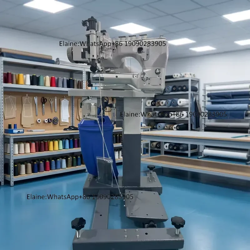 CP-35800 ND-9 Single / Double High Speed Feed Off-the Arm Double Chainstitch Lap Industrial Specialty Sewing Machine