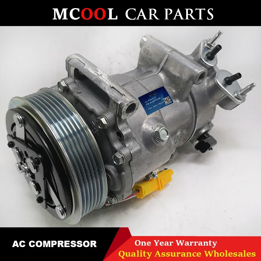 SD7C16 Auto AC Compressor For Peugeot 307 308 807 406 607 For Citroen C4 9651911480 6453QL 9671216780 9800839580