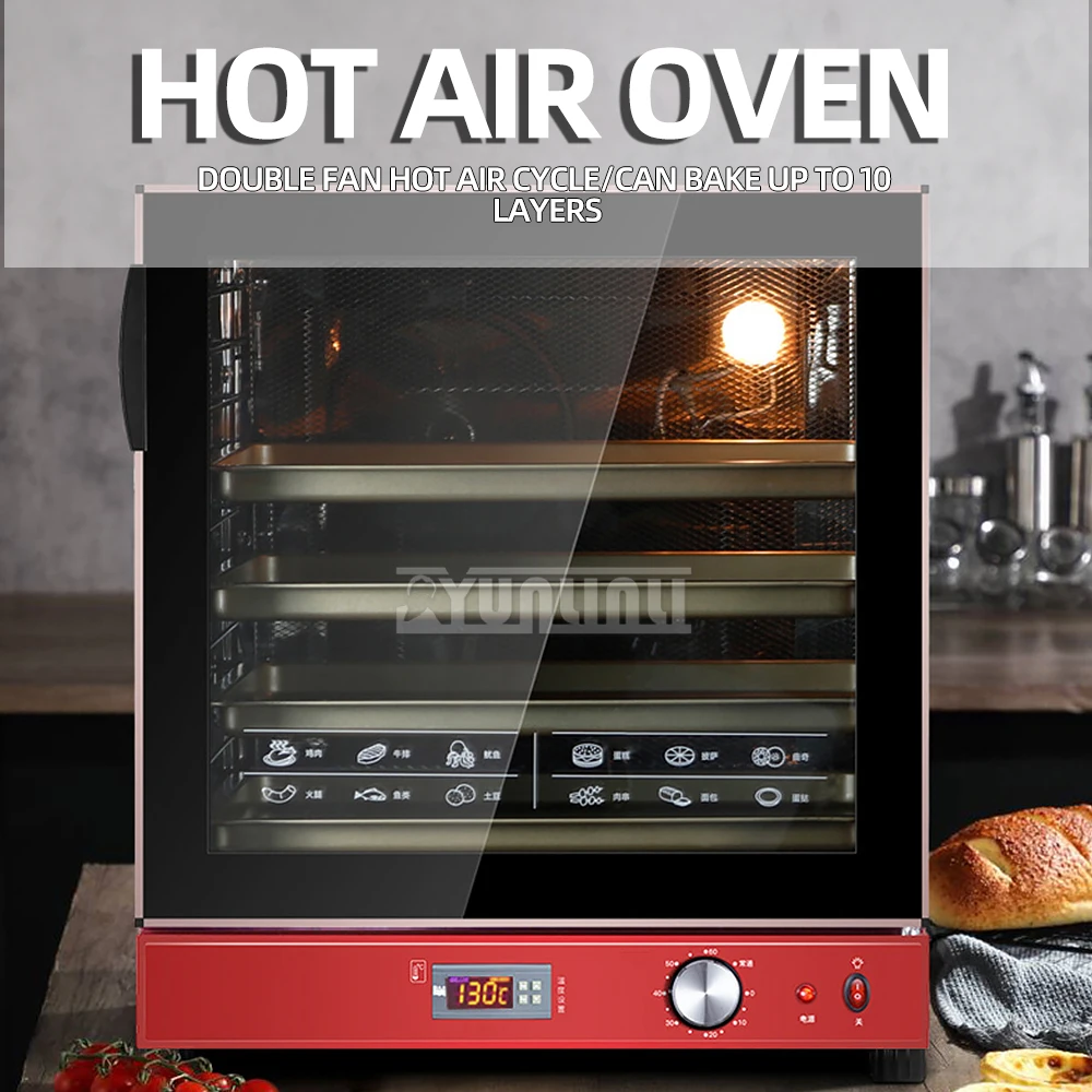 大容量工業用電気オーブン,ステンレス鋼,多機能風炉,120l,14層