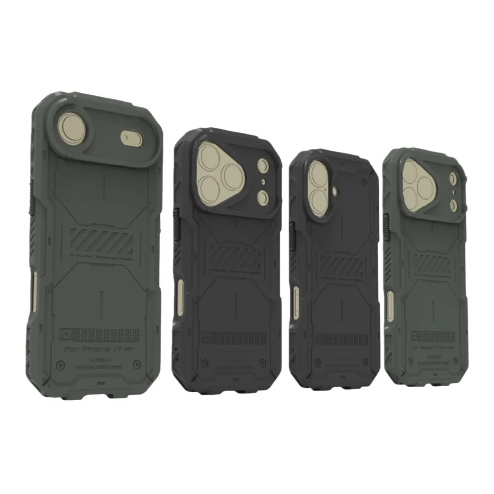 Original FATBEAR Military Grade Case Shockproof Magnetic version Protective Cover for iPhone Air / 17 / 17 Pro / 17 Pro Max