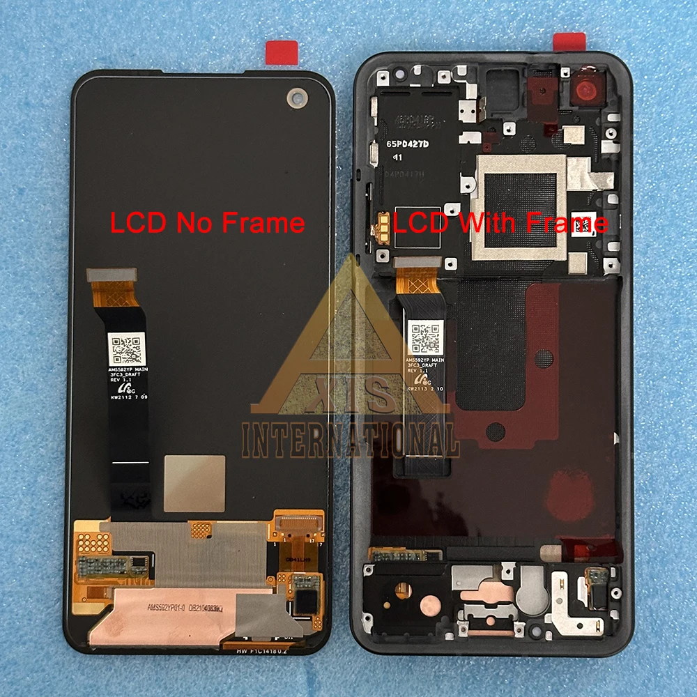 Original Amoled For Asus Zenfone 8 ZS590KS LCD Zenfone 9 9Z Display Screen+Touch Panel Digitizer For Zenfone 10 10Z AI2302 Frame