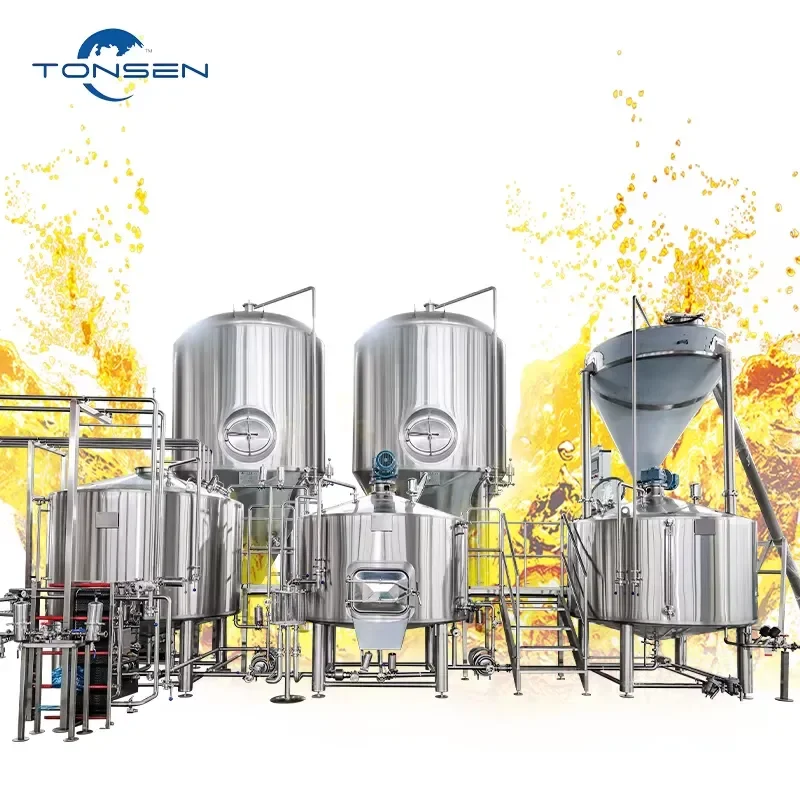 2026 CE Complete Beer Production Line 300L 2000L High Quality Turnkey Project Large Commercial Craft Beer Equipment