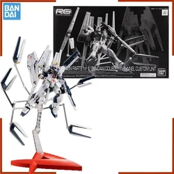 Bandai Original RG 1/144 GUNDAM DOUBLE FIN FUNNEL CUSTOM UNIT Action Figure Model kit PB Limited Toys Gifts for Children