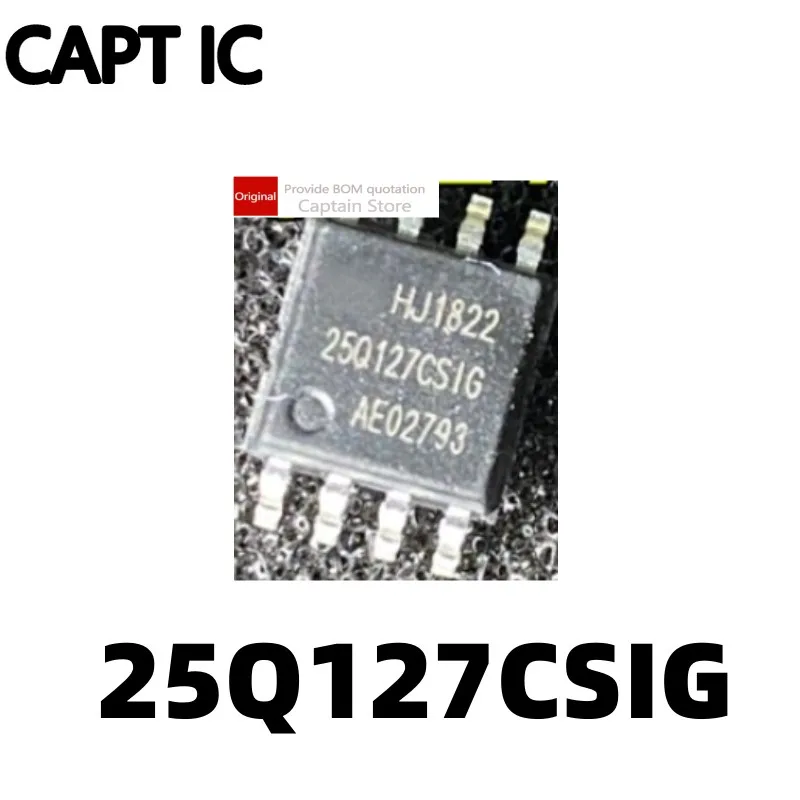 

1PCS GD25Q127 GD25Q127CSIG screen printing 25Q127CSIG 128Mbit SOP8 16M