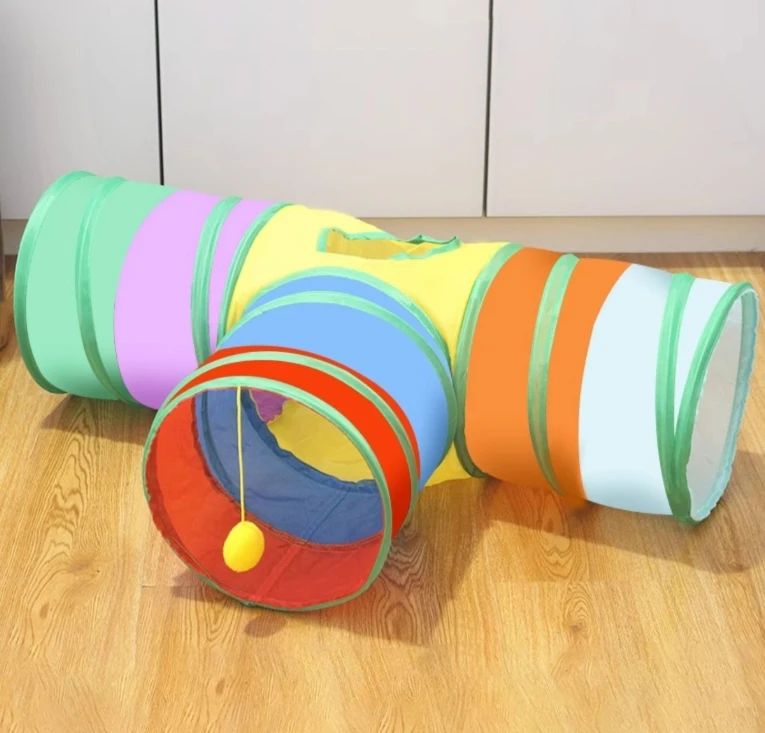 

Comfortable Cat Tunnel Pet Collapsible Toy For Indoor Rabbits Pets Supplies
