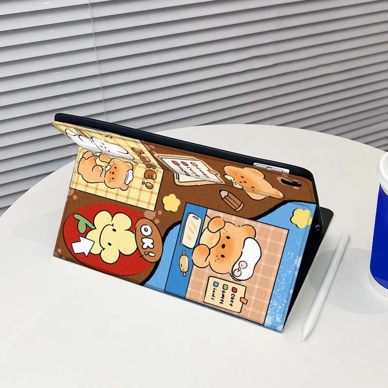 ريترو الكرتون الحيوان نمط لباد برو 7 8 9 Gen 2 11 13 5th 6th 10th 11th M5 M4 12.9 10.2 بوصة 2024 2025 اللوحي