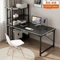 Bookshelf Bookcase Integrated Table Household Student Writing Study Table Girls Bedroom Simple Desktop Computer Desk