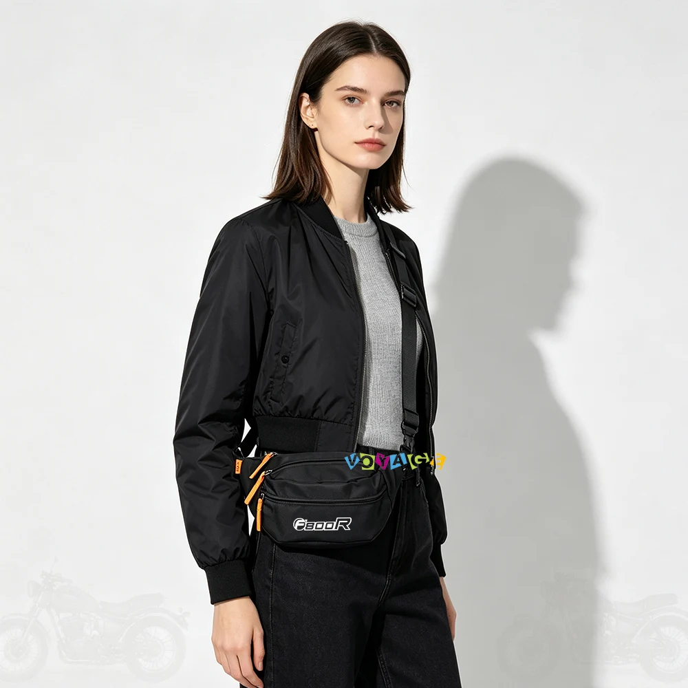 Logo For Bmw F800R F800 R Unisex Waist Bag Fanny Pack 3 Colors Commuting Waterproof Storage Portable Bag Motorcycle Accessories