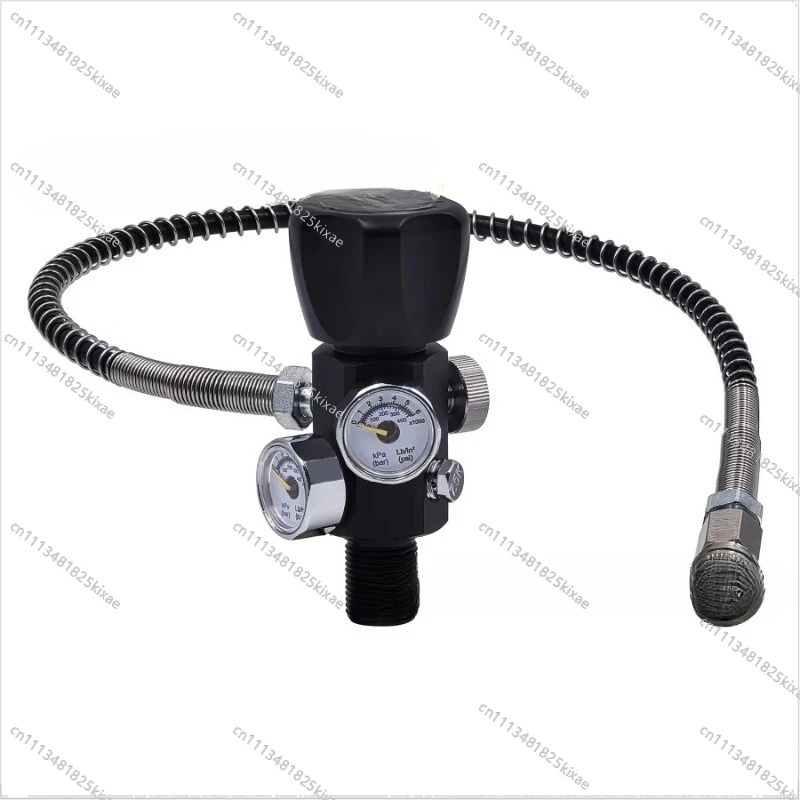 For High Pressure Cylinder Valve Inflation Stop Valve with High Pressure Hose Thread Size M18 * 1.5 and 5/8-18 UNF