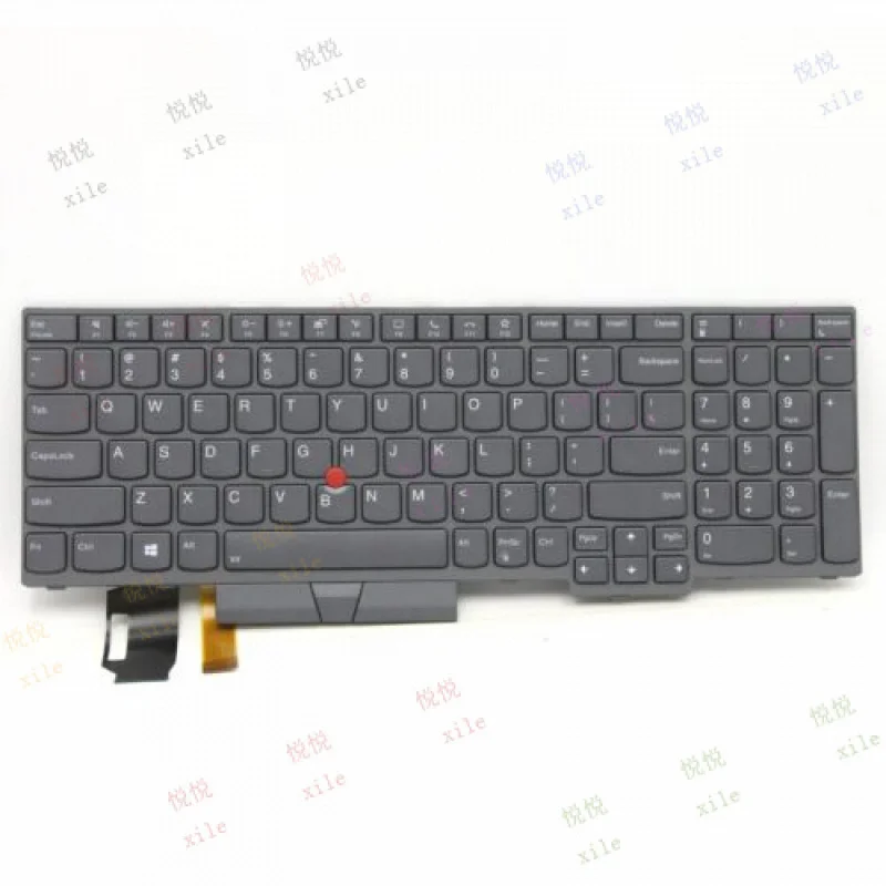 

L+ New US Eng Backlit Keyboard Gray For ThinkPad T15 P15s Gen 2 20W4 20W5 20W6 20W7