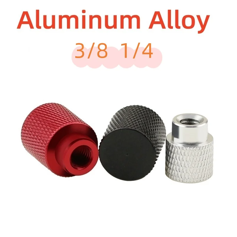 1pcs 3/8 1/4 Aluminum Alloy Blind Hole High Step Thumb Nut Knurled Hand Tighten Bolt Advertising Decorative Nail