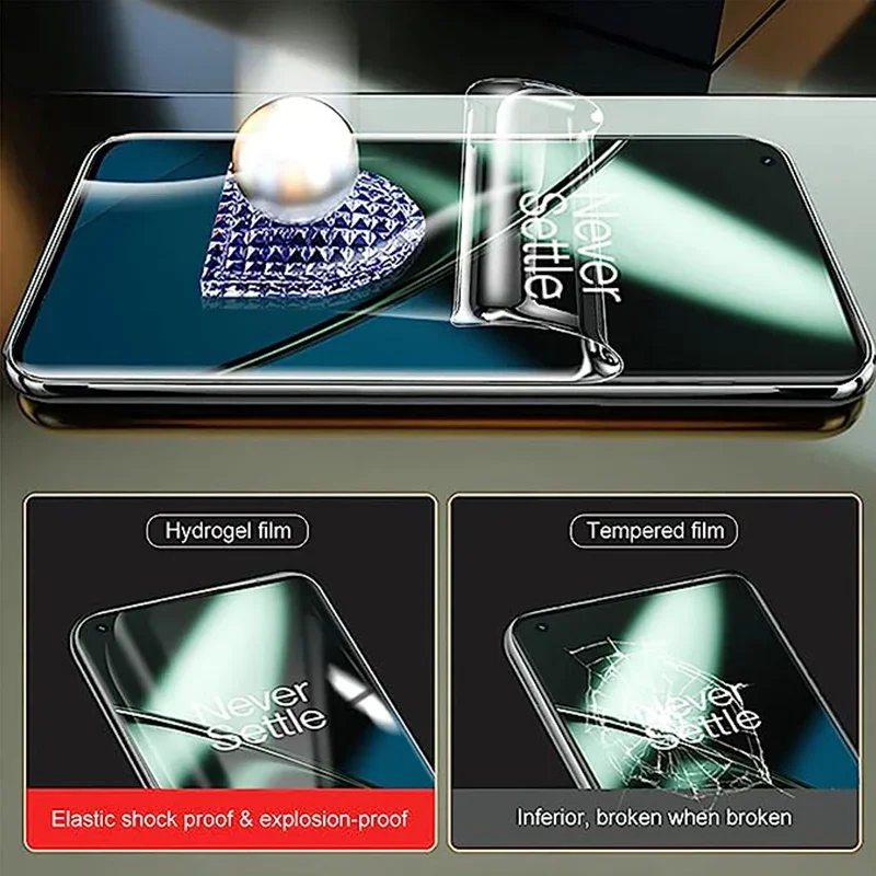 4 قطعة لهاتف OnePlus Nord 3 واقيات شاشة هيدروجيل لهاتف OnePlus 11 10 9 ACE Pro 9RT 10T 11R 8T Nord 2T CE 3 2 Lite Gel Film #2