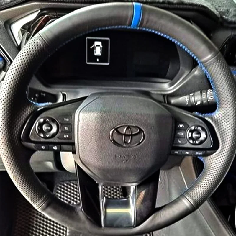 Braid Car Full Coverage Steering Wheel Cover for Toyota Yaris Cross 2023-2026 DIY Breathable Steering Wheel Cover Accessory