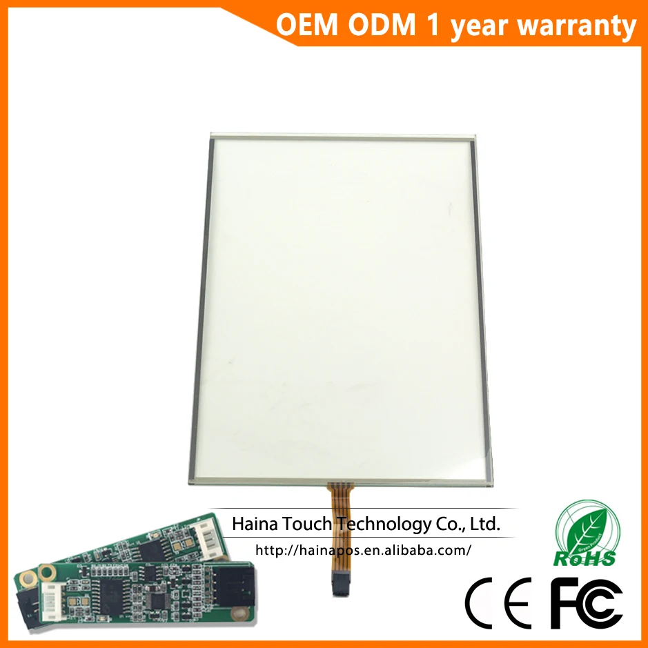 

5 Wire 22 inch Resistive Touch Screen Glass With USB Controller For Photo kiosk Windows XP Win10 Raspberry Pi Linux Compatible
