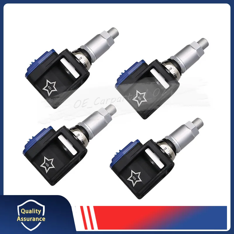 A0009058706 TPMS 433MHZ لمرسيدس بنز C-Class B-Class E-Class كوبيه CLS-Series Sprinter مستشعر مراقبة ضغط الإطارات 4 قطعة
