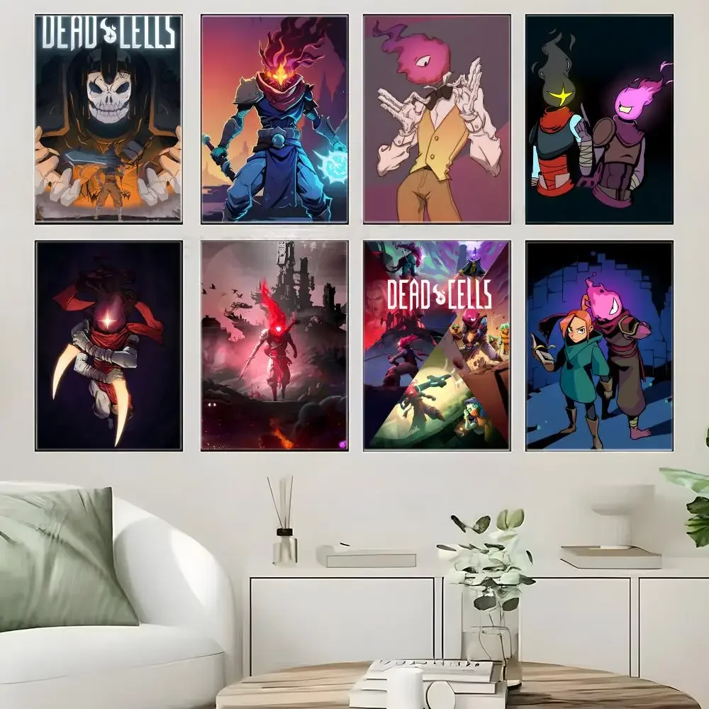 Game D-Deads Cellss Poster Self-adhesive Art Waterproof Paper Sticker Coffee House Bar Room Wall Decor