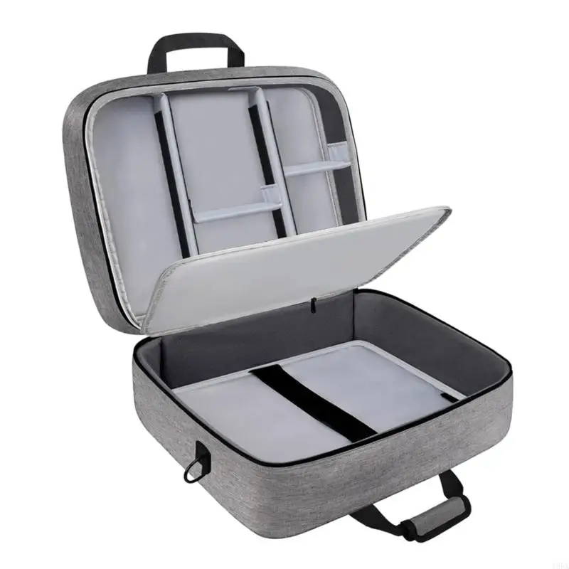 Nylon Fabric Audios Mixer Bag With Thick Foam Padding Pouch with Shoulder Strap Handle For Podcast Recording Equipment