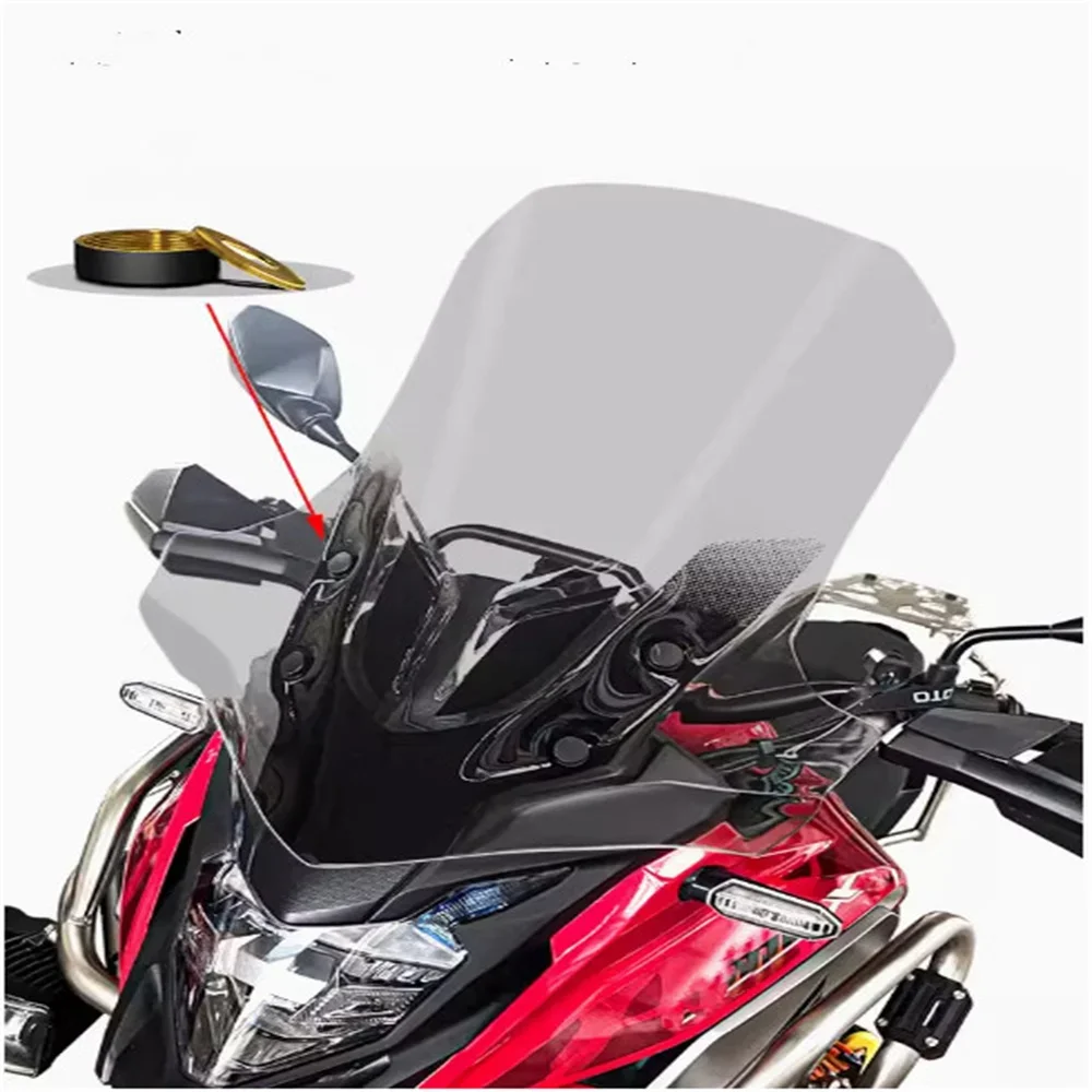 

Windshield modification For Honda CB400X CB-400X GV special CB 400X front windshield with raised chest guard and rain shield