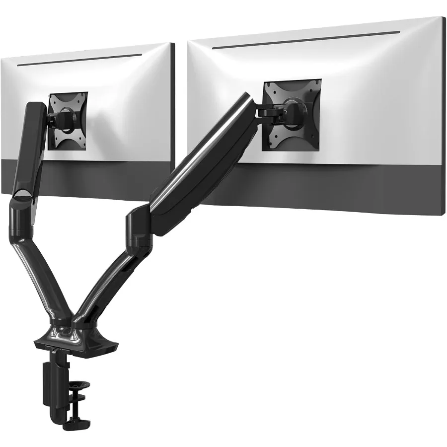 

Dual Monitor Stand for Desk Adjustable Spring Monitor Arm Desk Mount Hold up to 3.3 to 11lbs Vesa Dual Monitor Mount w