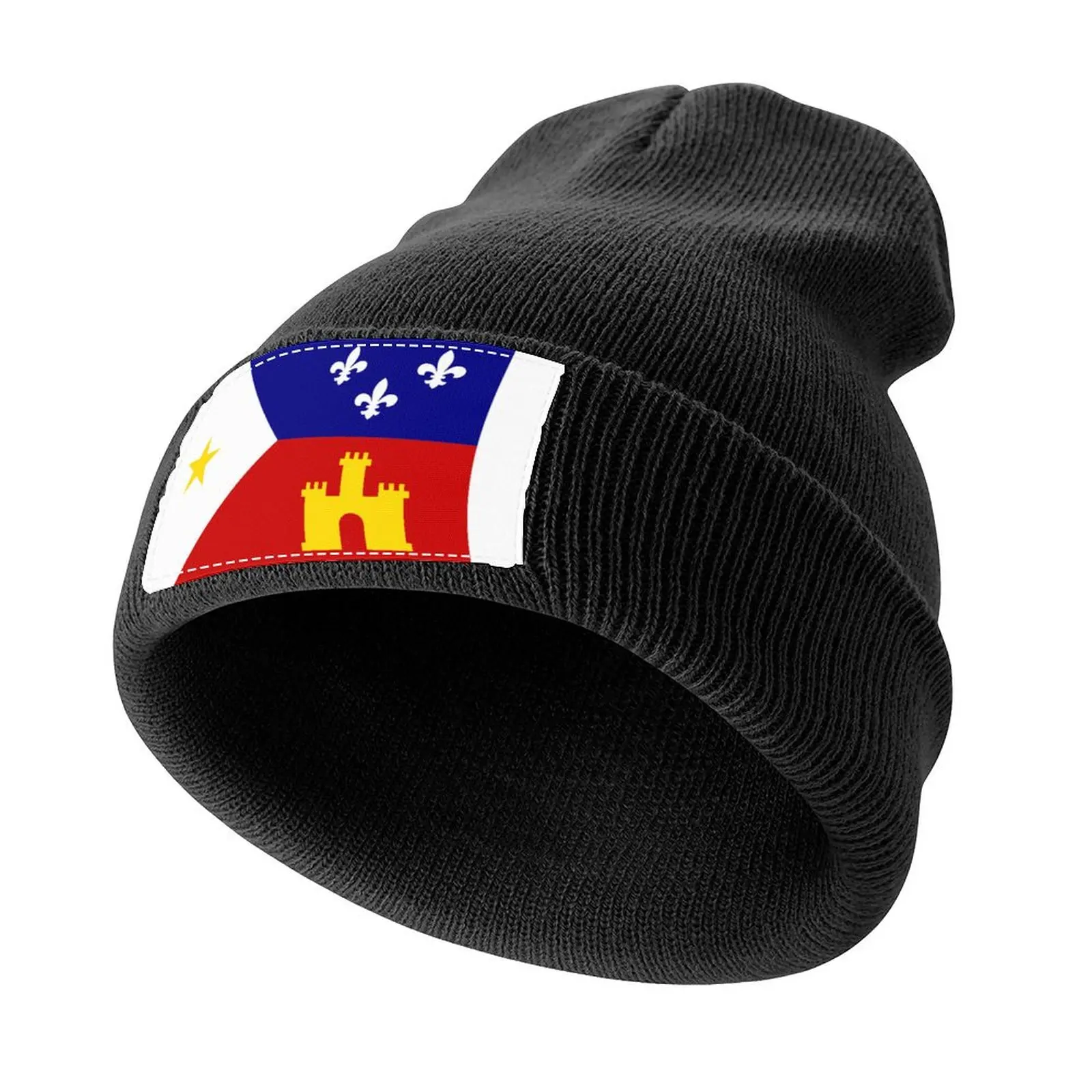 Flag of Acadiana Knitted Cap Luxury Cap Beach Bag Hats For Women Men's