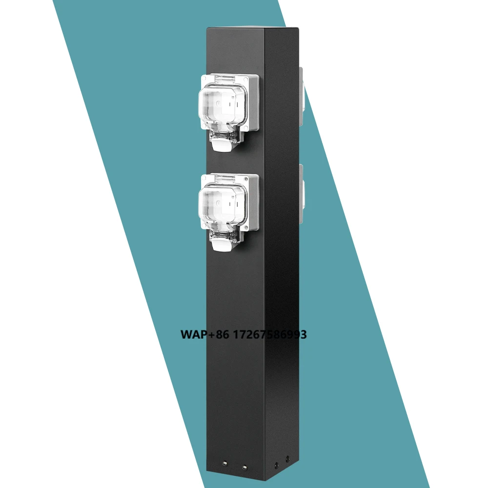 

Outdoor RV Campsite Accessory-304 Stainless Steel Piles 3 Outlets IP66 20A/125V/15A Rated Current 30A Rated Voltage WiFi Network