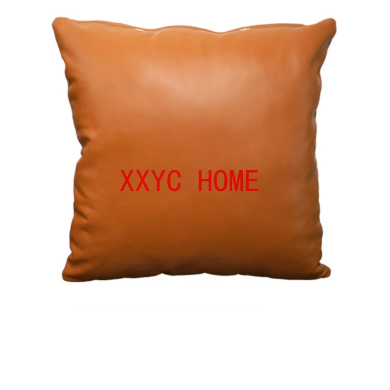 

Living Room Sofa Cushion High Quality Pillow Core Orange Leather Outsourcing