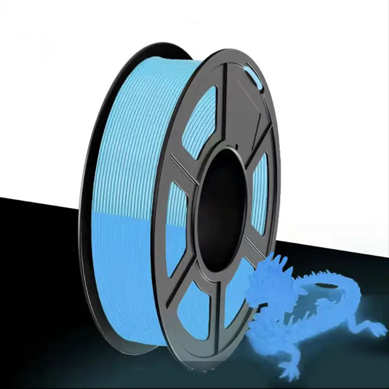 

Светящаяся в темноте многоцветная нить, синяя PLA-нить 1,75 мм, 250 г, набор нитей для 3D-принтера