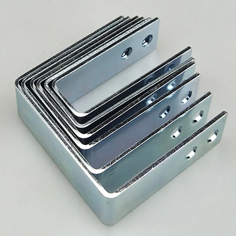 Galvanized U-Shaped Fixed Parts Horse Card Angle Code Thick Support Clip Type Square Tube Tiger Card Clamp C-Shaped Square Conne