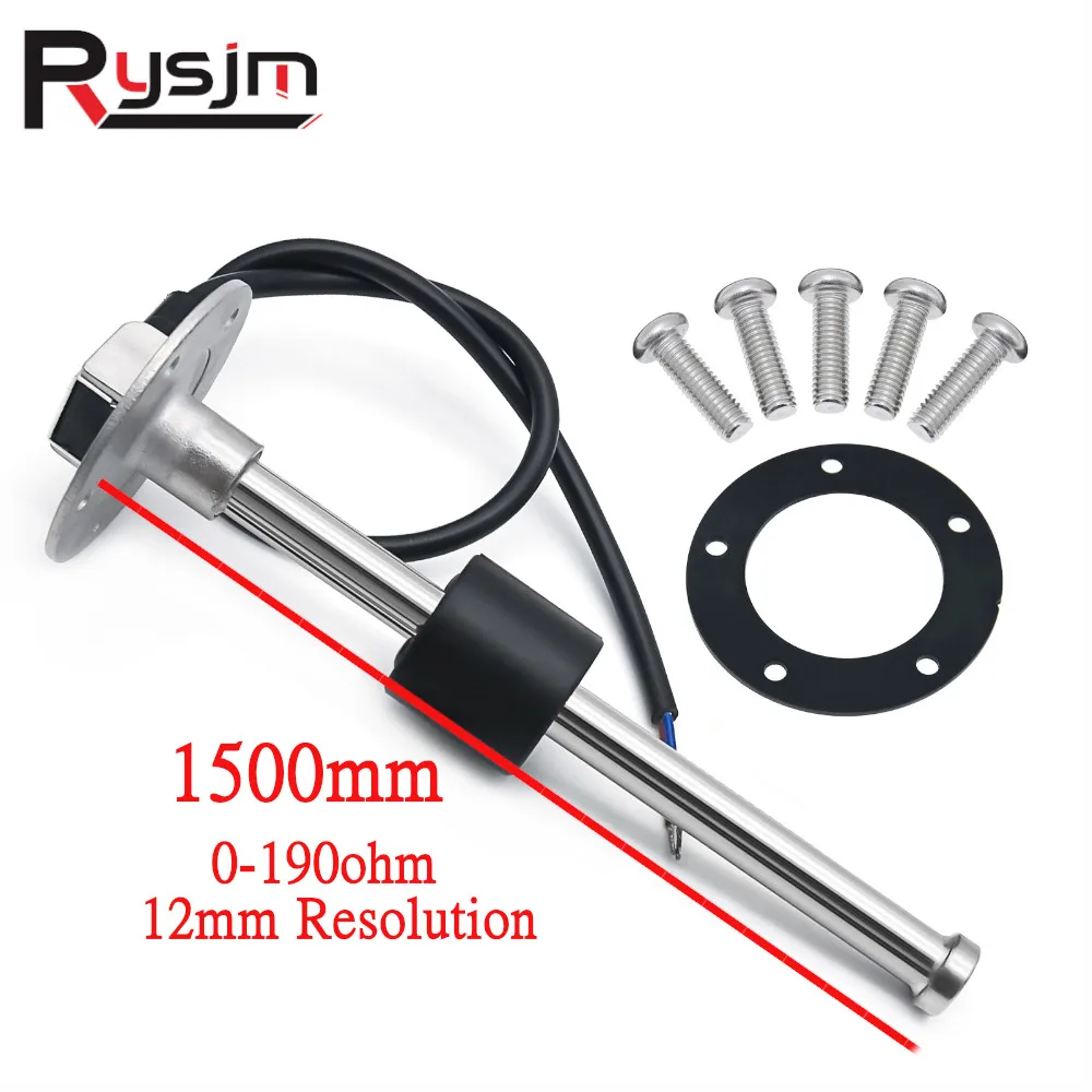 

Custom size 1500mm 1200mm Fuel Level Sensor Liquid Tank Level Fuel Sending Unit Water Level Sensors For Boat Car Fuel Gauge