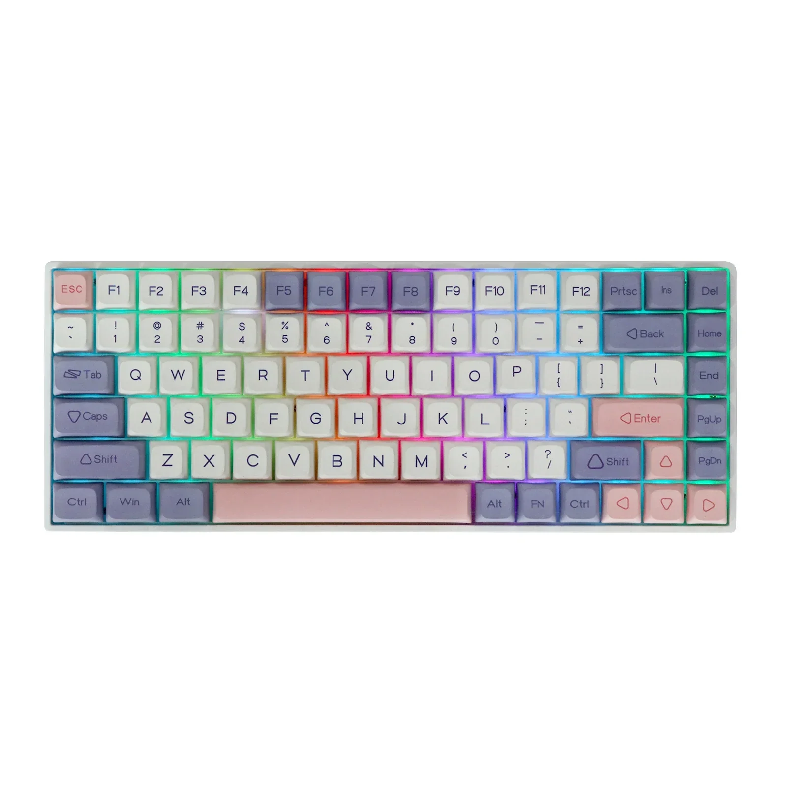 Epomaker EP84 Plus 75% RGB Hot Swappable Mechanical Gaming Keyboard pcb custom numeric design mechanical keyboard keyboard keys