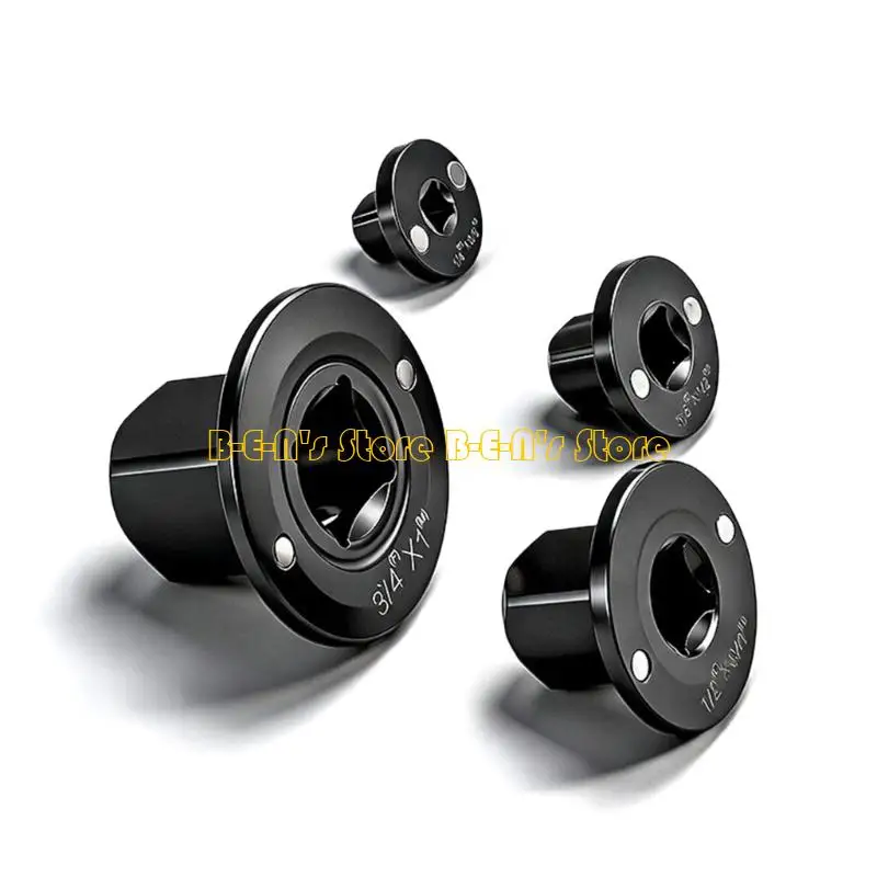 Y1AD High Torques Socket Adapter Set Produced With Recessed Square Drive For Improved Stability And Reduced Slippage